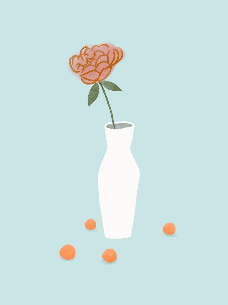 Minimalist Vase Flower