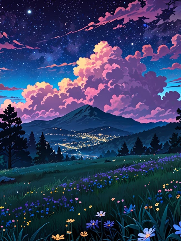 Night Sky Anime aesthetic 58