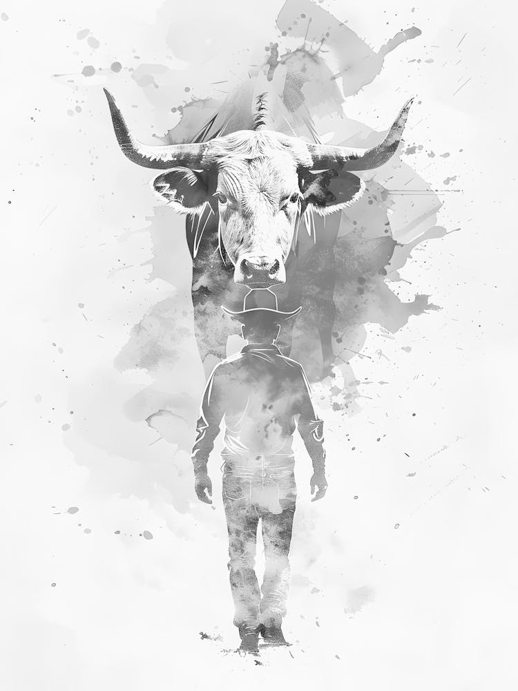 Cowboy Canvas Print 1