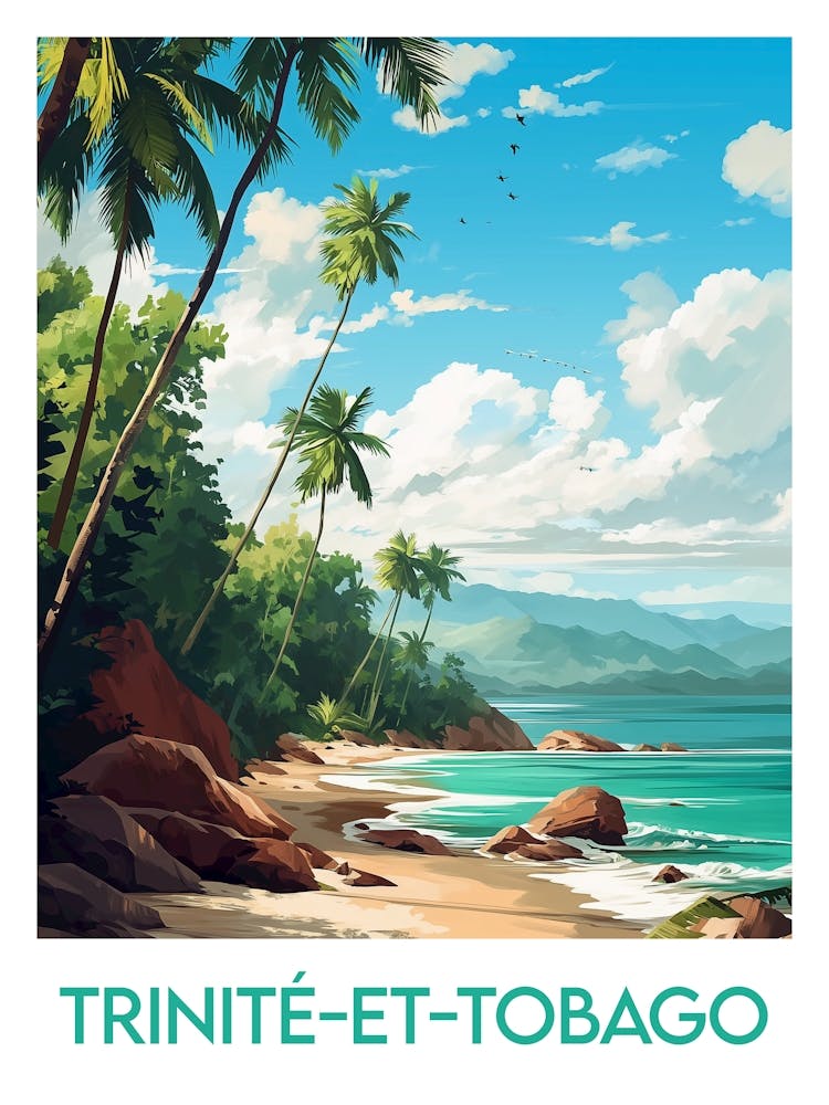 Affiche de voyage Trinité Et Tobago