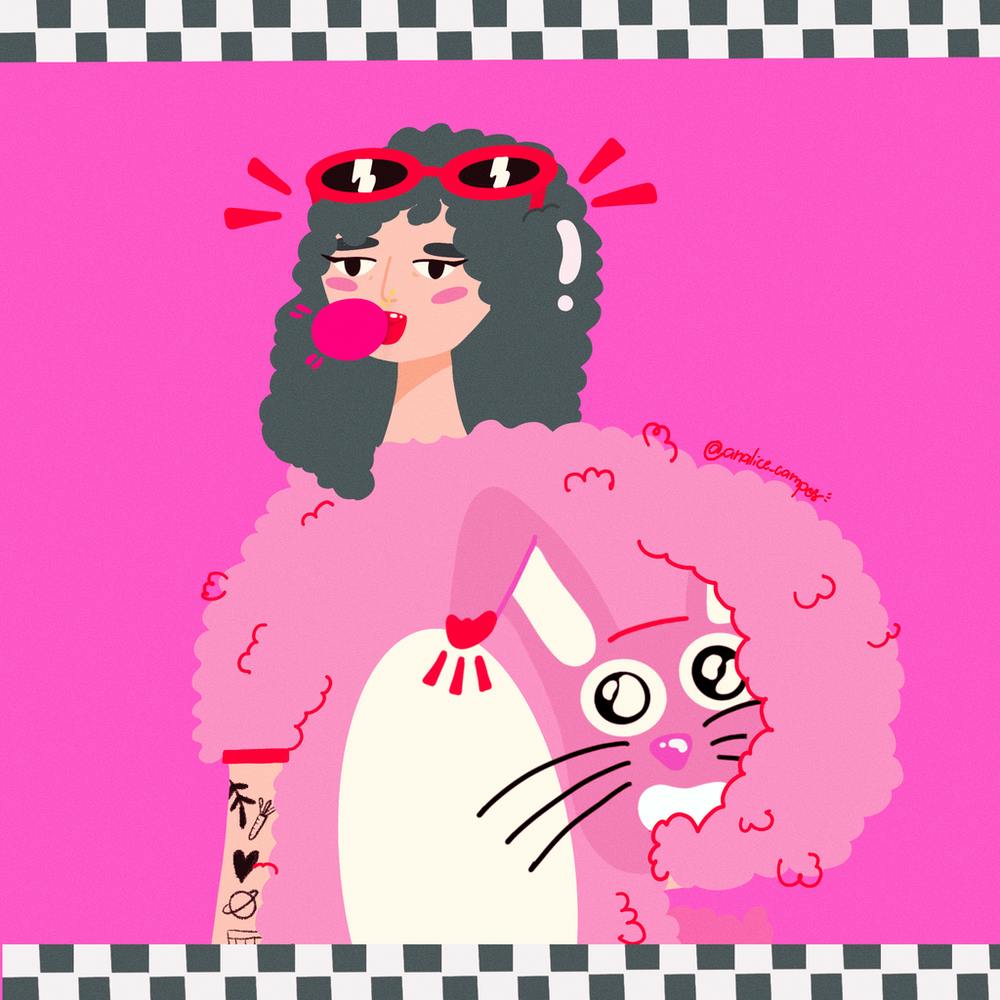 Pink Kawaii - Hasenmädchen