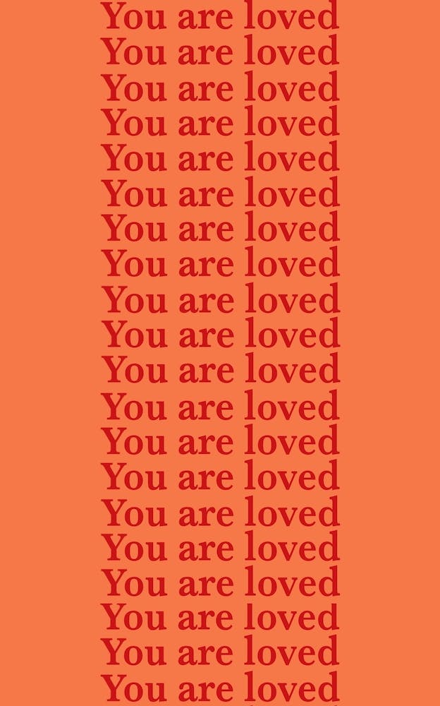 You Are Loved Orange
