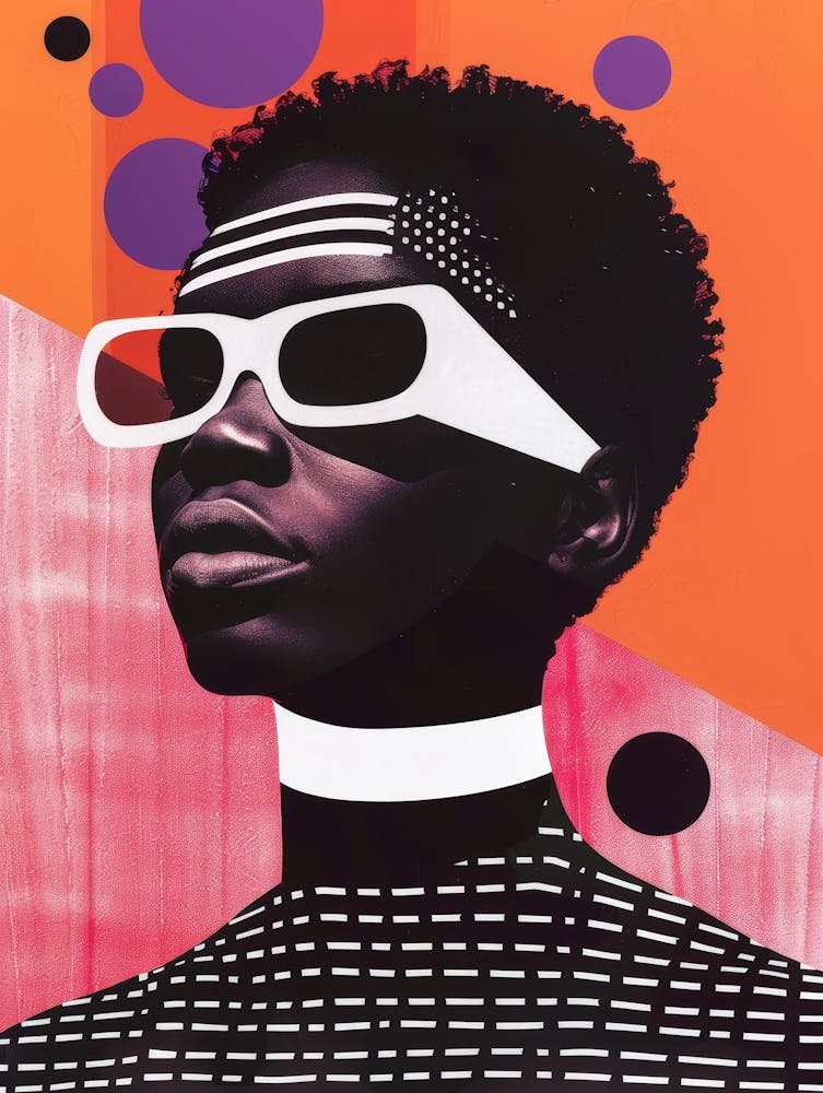 African Woman With Sunglasses 4