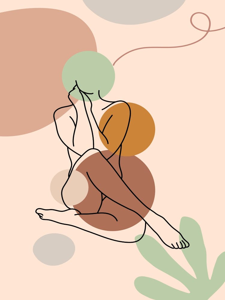 Sexy Woman. Boho woman — boho poster, boho wall art