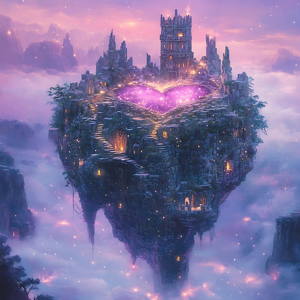 Floating Island Dreamy Batik Artworks 9