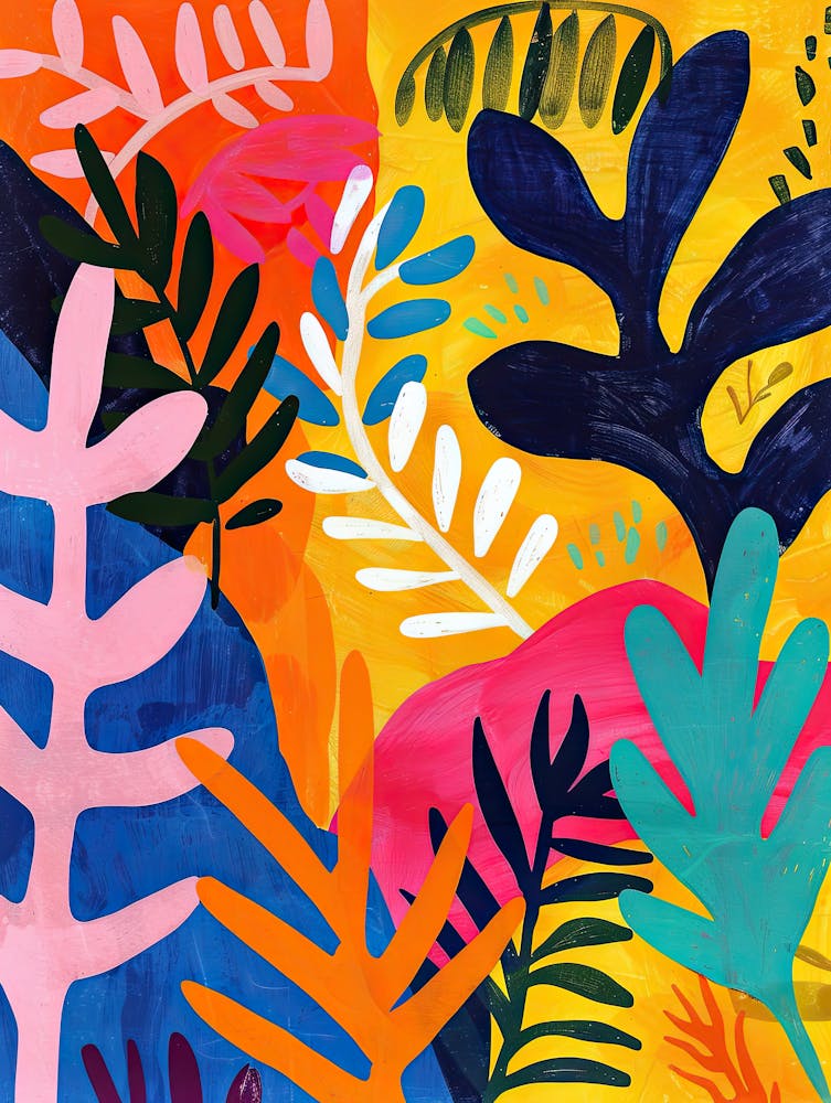 Solar Rainforest Matisse Style