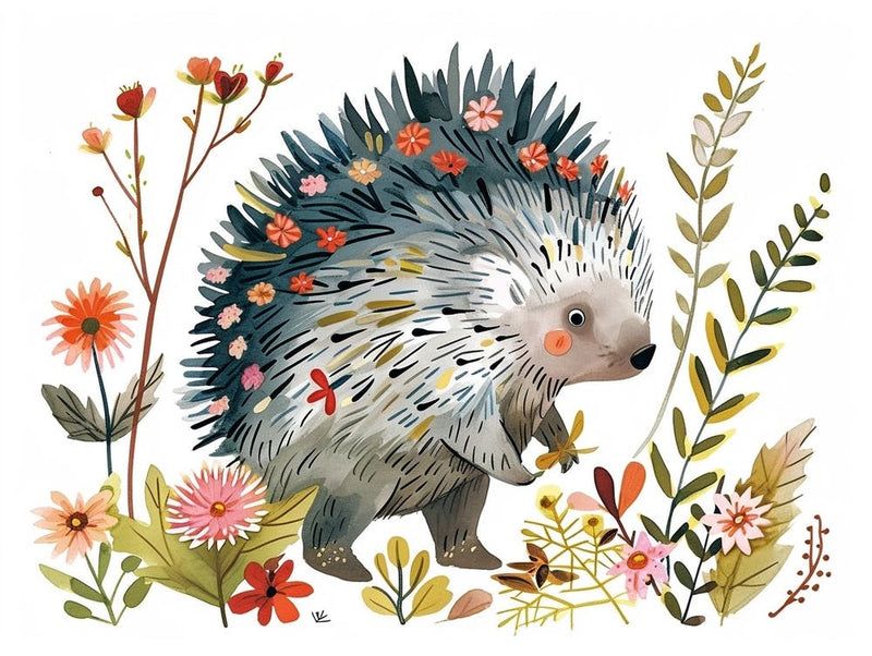 Little Floral Porcupine 2