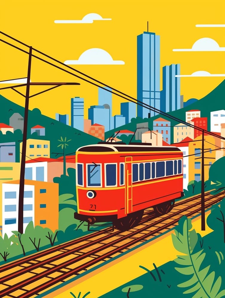 Brazil Travel Illustration