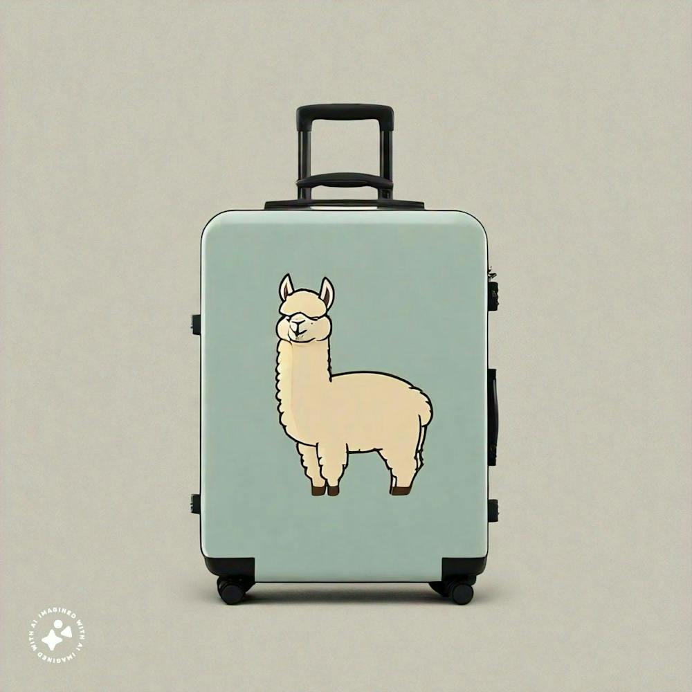 Alpaca suitcase #1