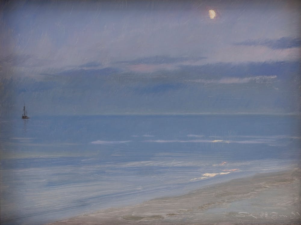 Moonlight On The Beach