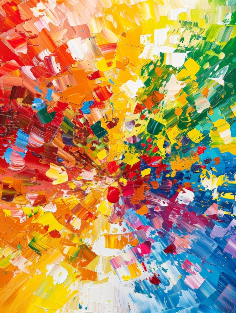 Abstract Colorful Painting