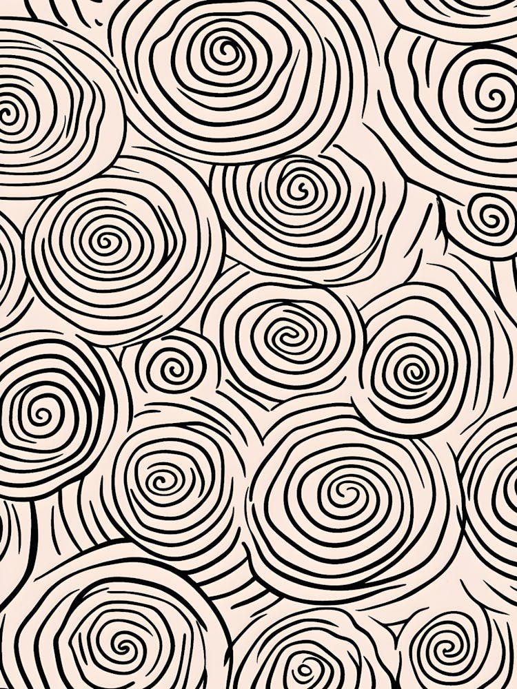 Seamless Pattern With Spirals