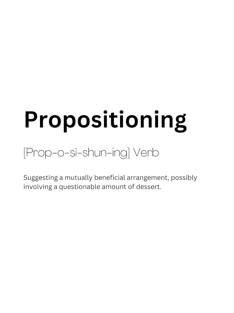 Propositioning Definition Meaning 1