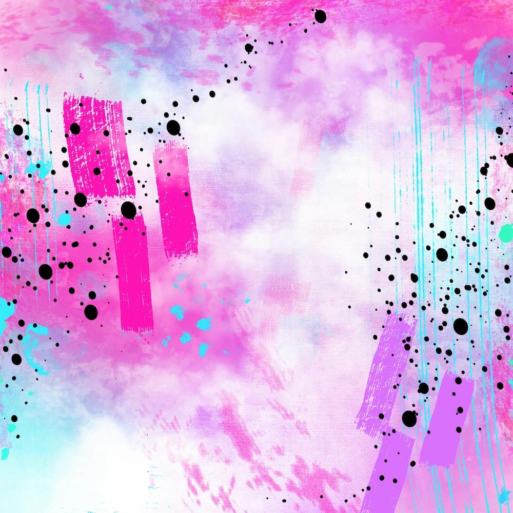 Abstract Explosion 2 Square