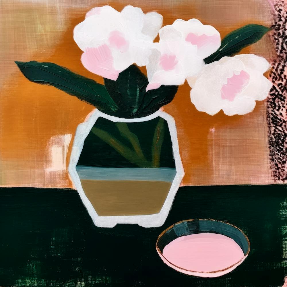 Still Life With Peony No 3