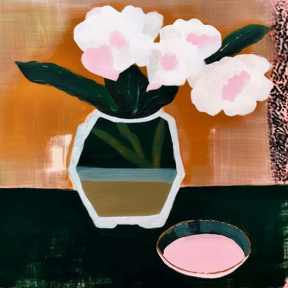 Still Life With Peony No 3