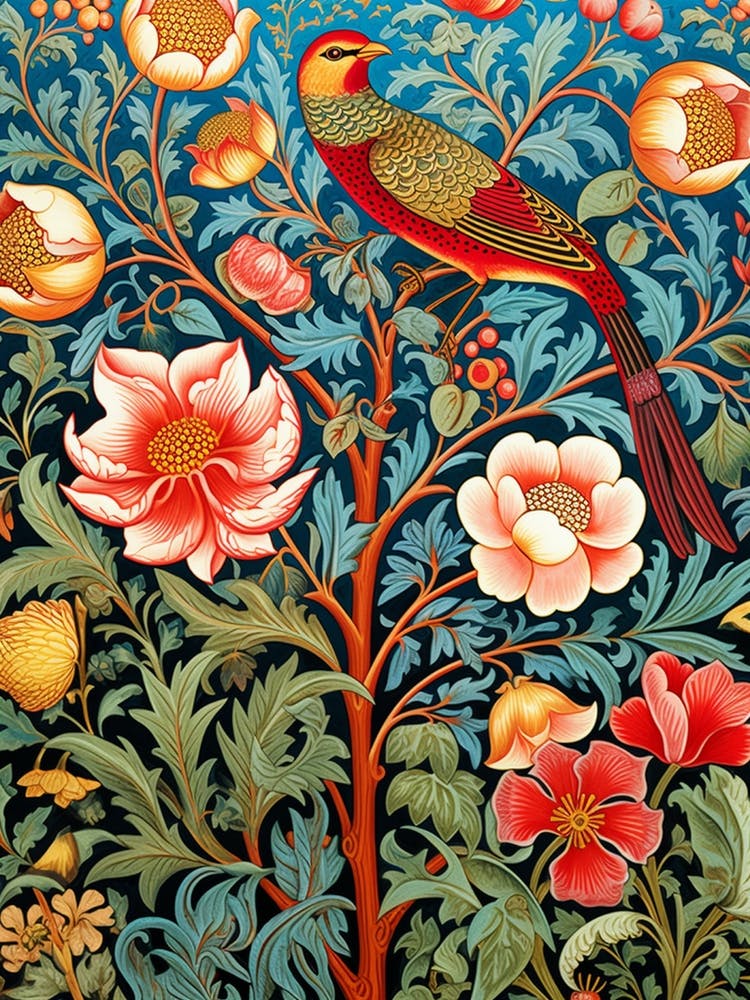 William Morris - Bird In A Tree