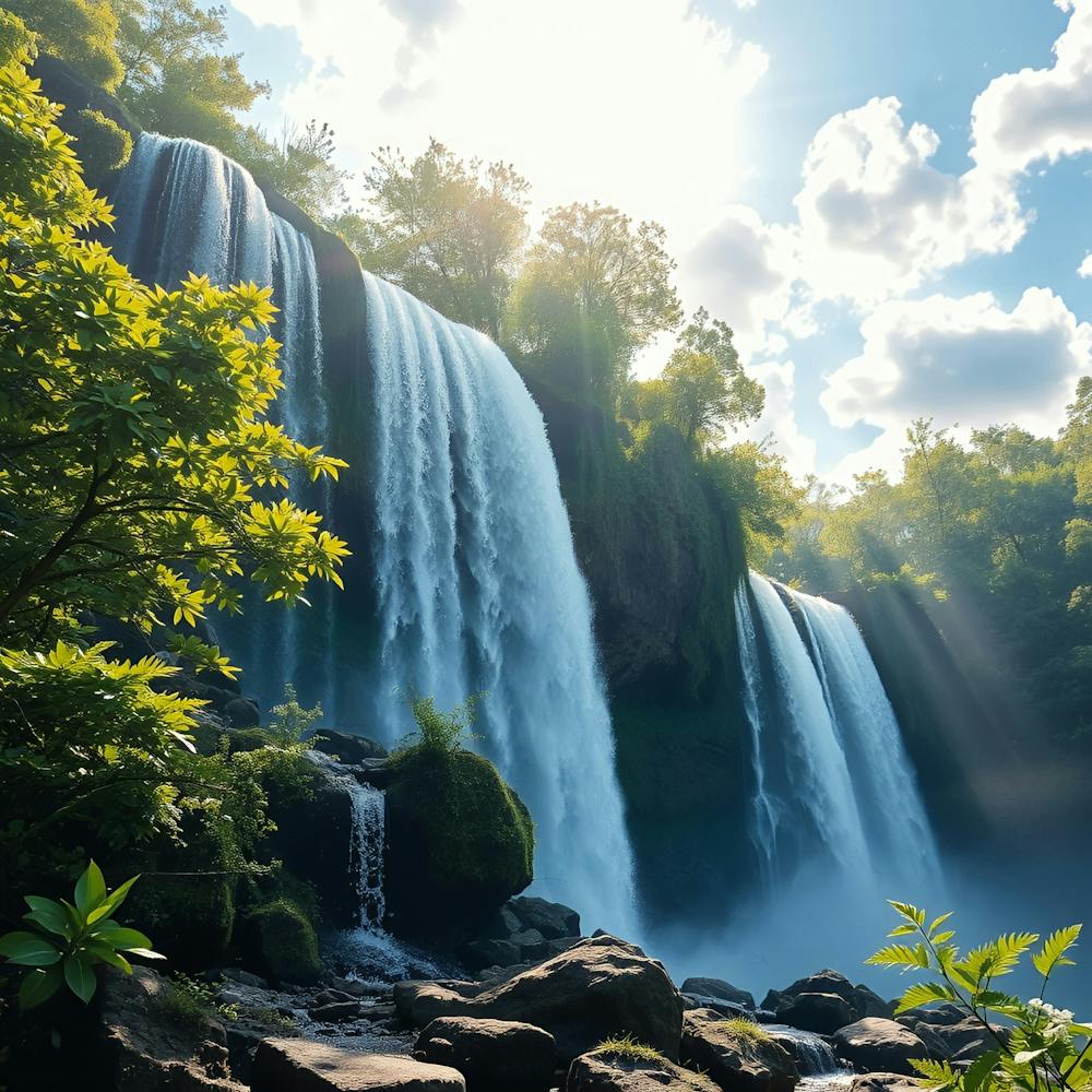 Waterfall In The Forest 16