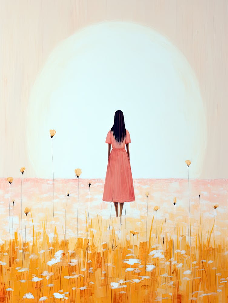 Feathered Pathways, Boho Art Style