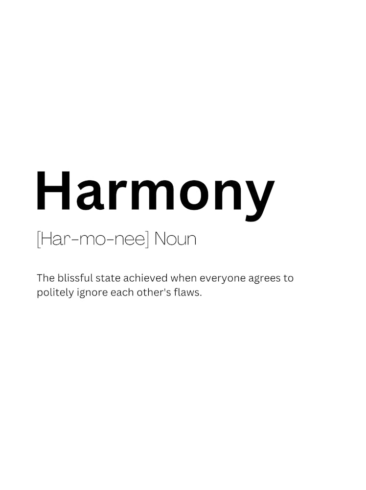 Harmony Definition Meaning
