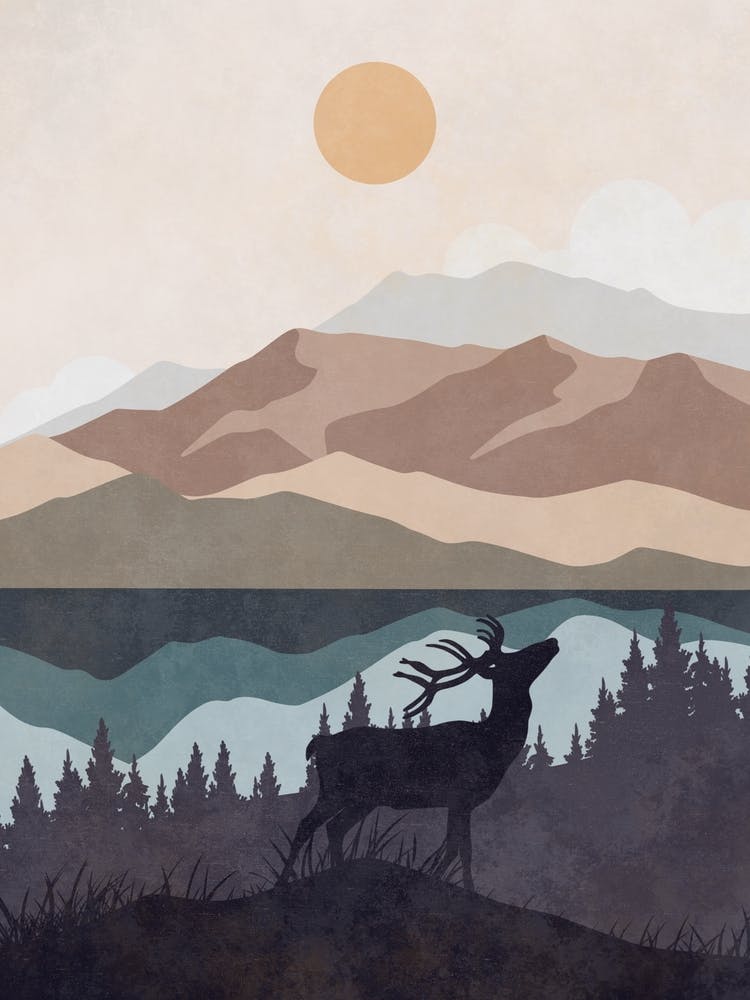 Deer In The Mountains 9