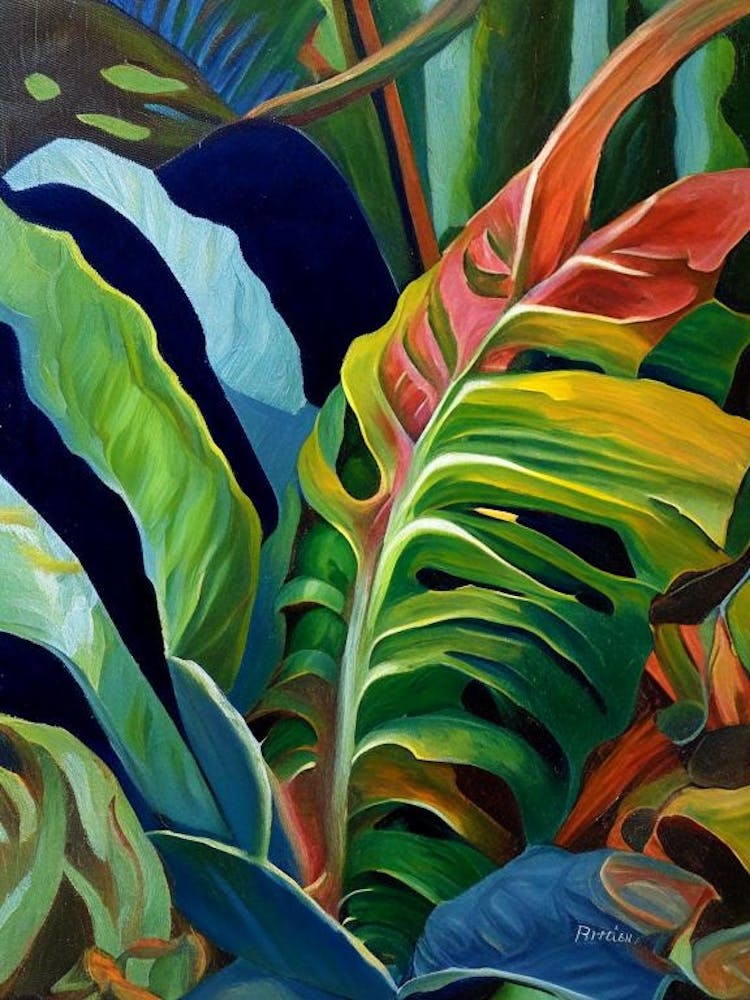 Hart S Tongue Fern Cézanne Style