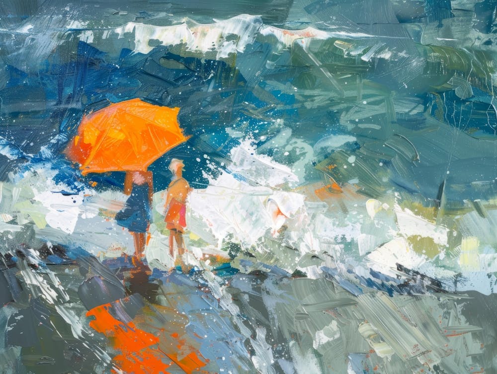 Orange Umbrella