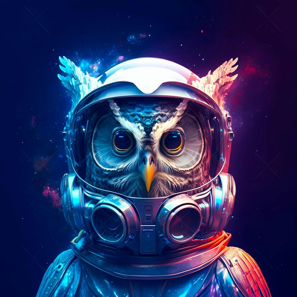 Owl In Space