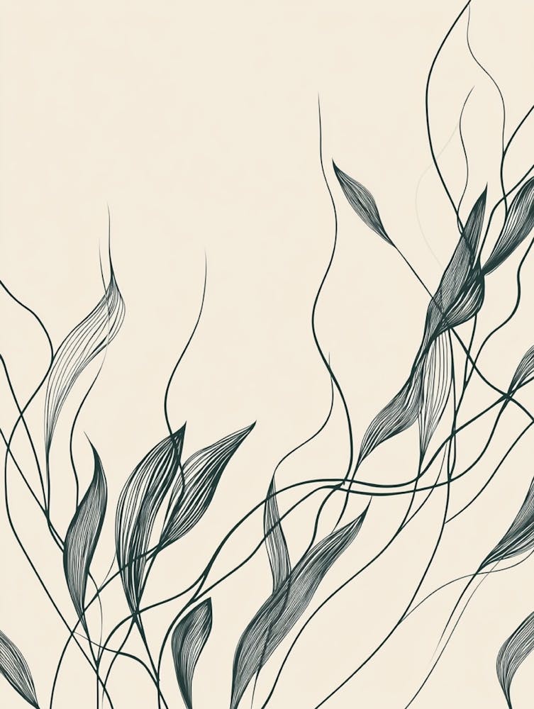 Feuilles abstraites 1