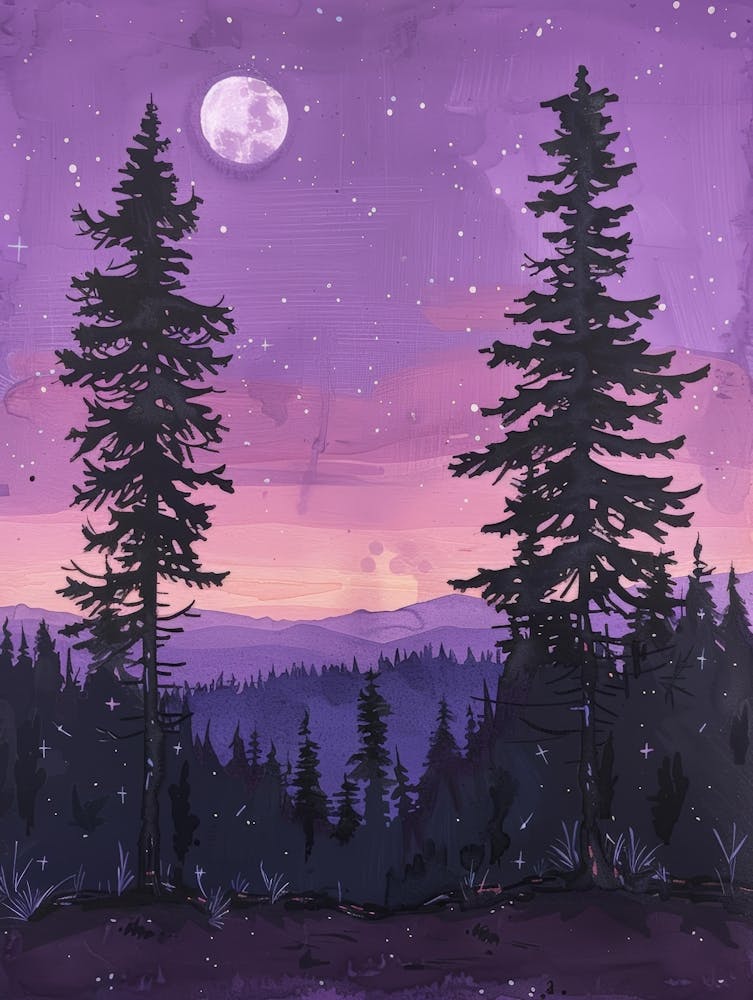 Night Sky Canvas Print 1