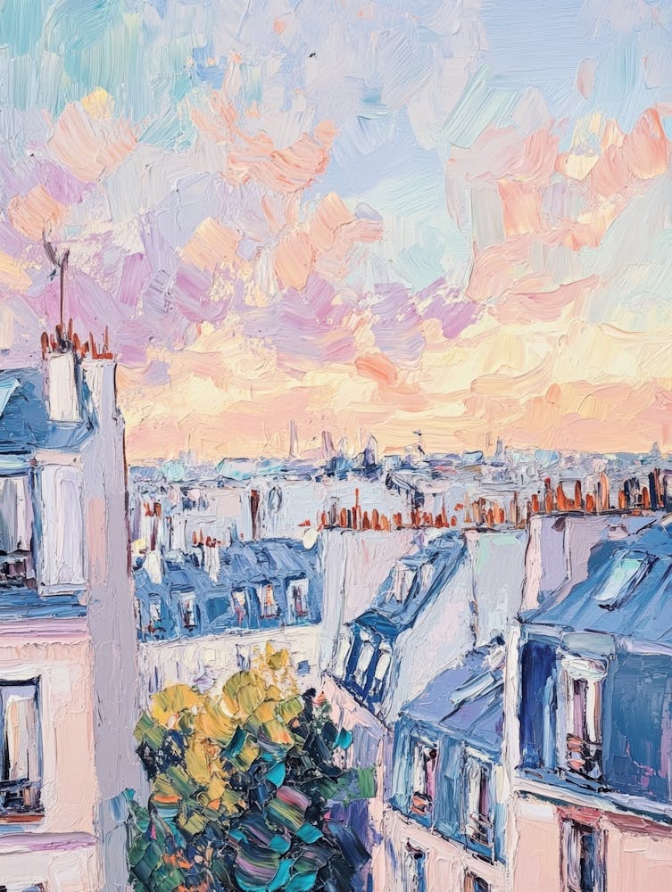 Sunset In Paris
