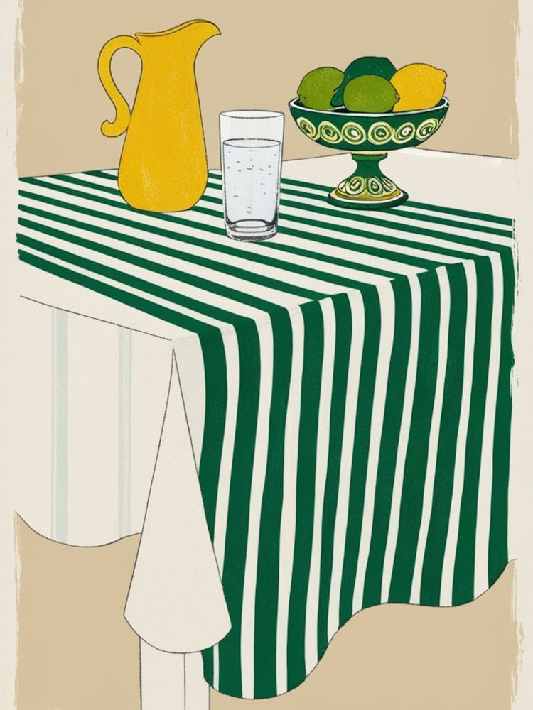 Striped Table