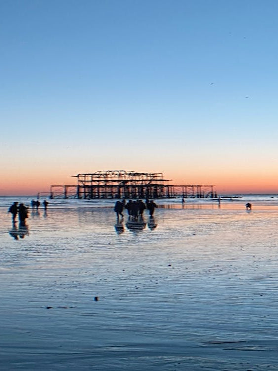 Brighton West Pier At Sunset