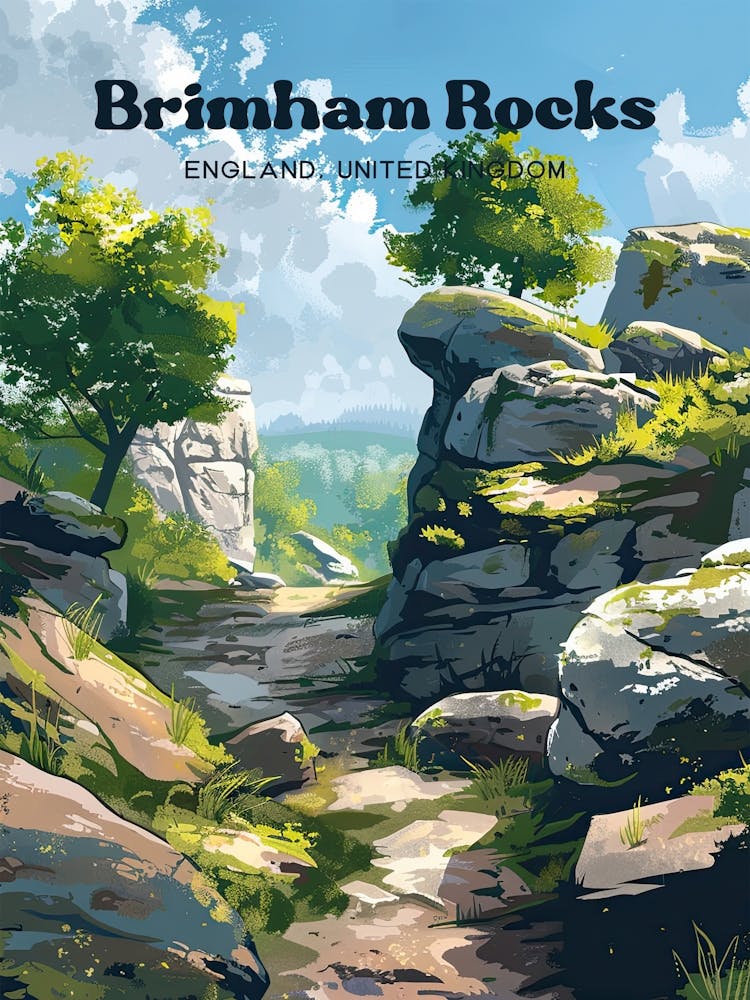 Brimham Rocks England Nidderdale - Art de Voyage