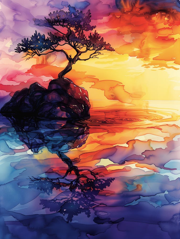Sunset Painting 1