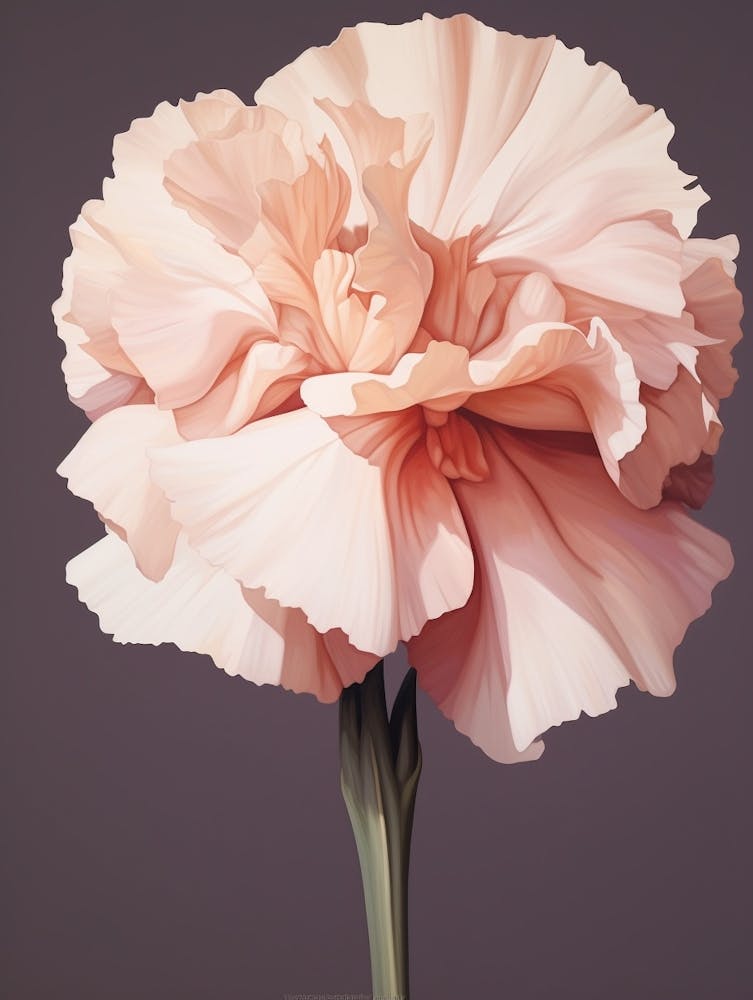 Floral Illustration Carnation Dianthus 3