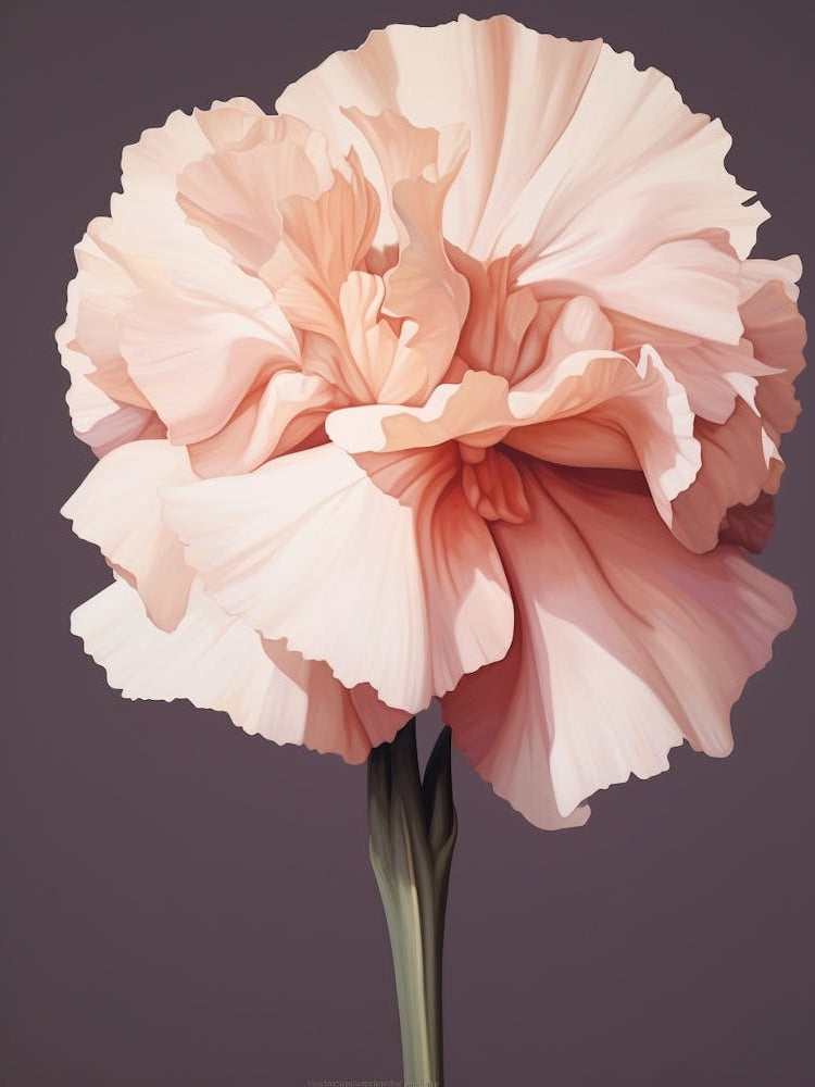 Floral Illustration Carnation Dianthus 3