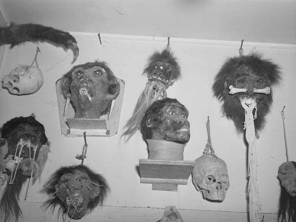 Heads Imagined And Made By Homer Tate, Safford, Arizona By Russell Lee