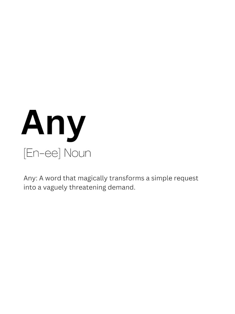 Any Definition Meaning