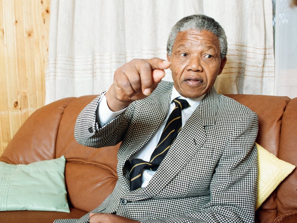 Nelson Mandela, 1990