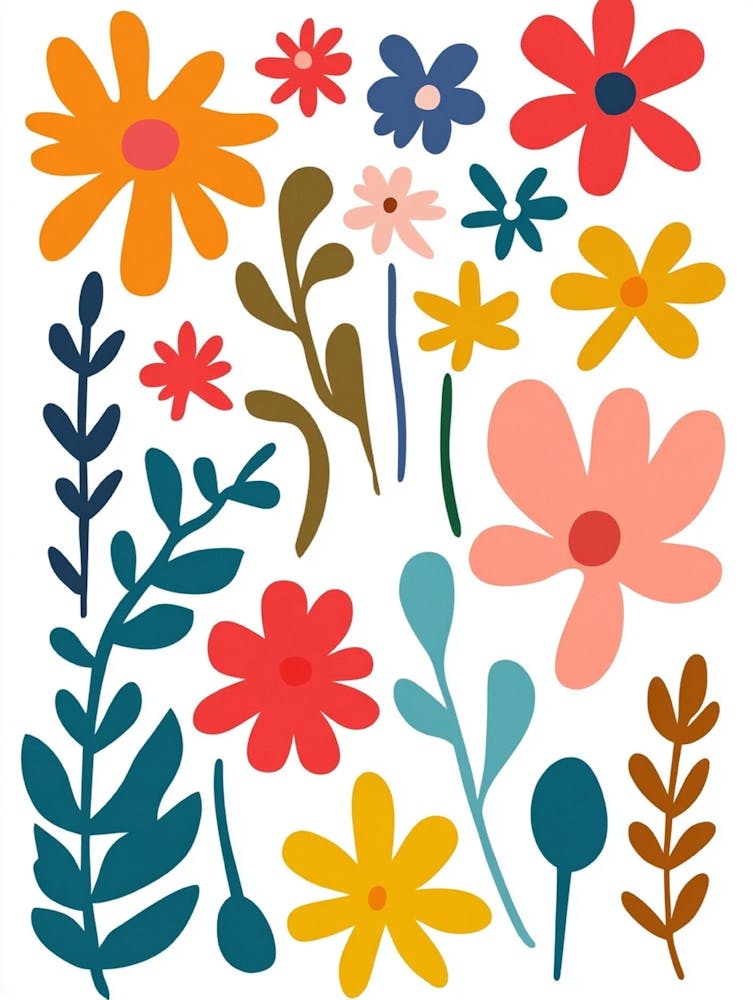 Fleurs et Feuilles 3