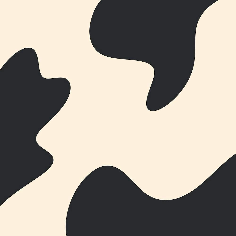 Abstract Blobs Monochrome 3