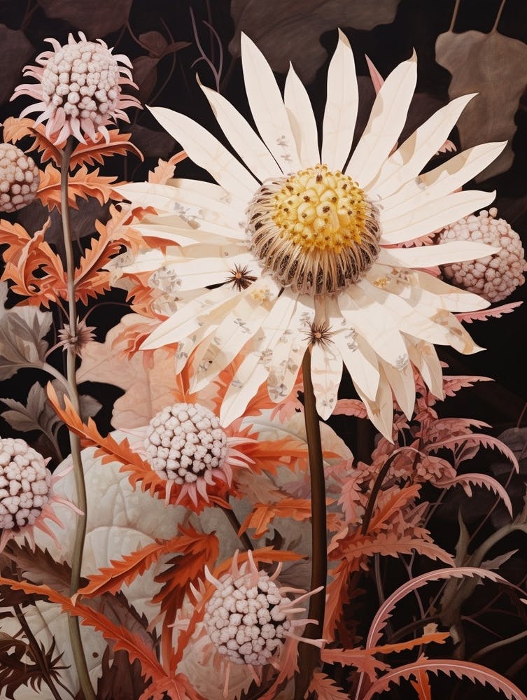 Illustration Florale Edelweiss 2