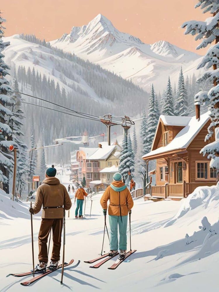Retro Apres Ski Vintage Artwork (9)