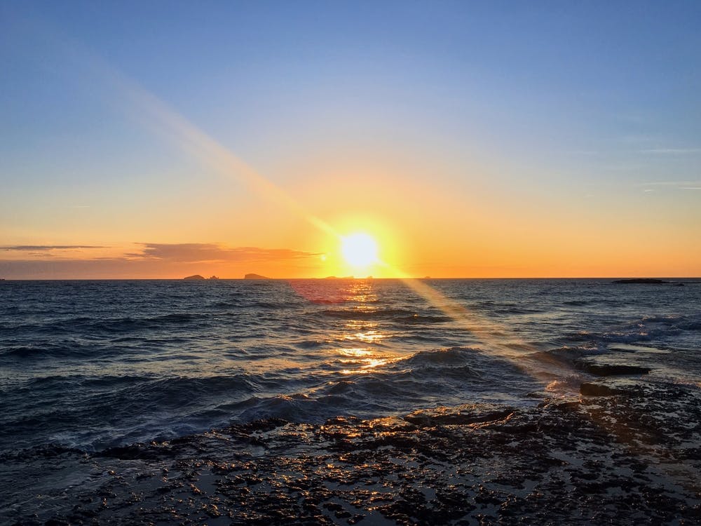 Sunset On The Beach In Ibiza (Spain Series)
