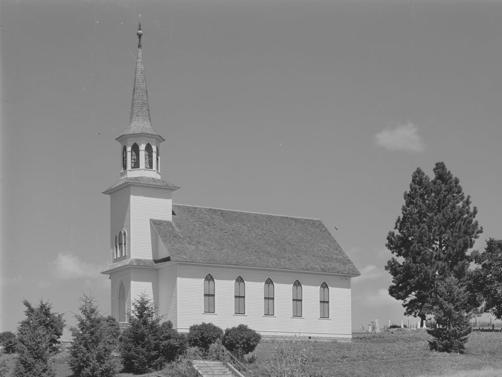 Genesee Valley Lutheran Church,Latah County, Idaho By Russell Lee