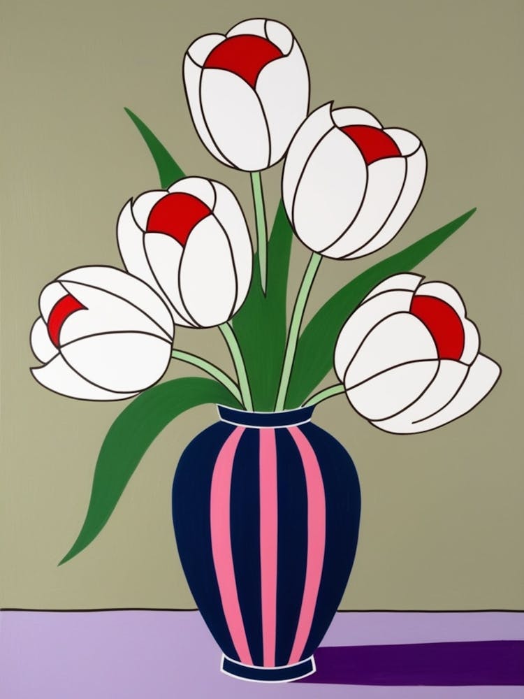 Tulips In A Vase 16