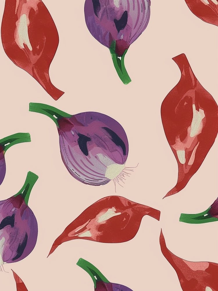 Onion Pattern Illustration 5