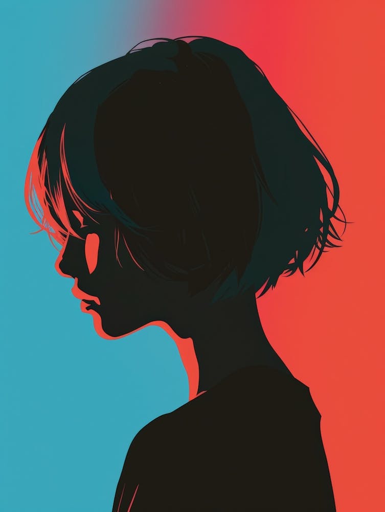 Silhouette Of A Girl 2
