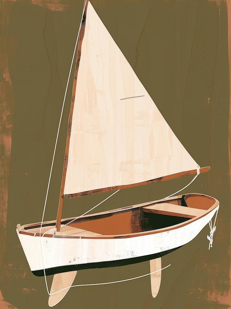 Sailboat Canvas Print 1